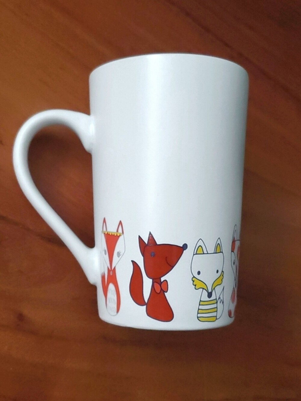 HAMPSTEAD Fine Bone China Fox Print Ceramic Coffee Mug